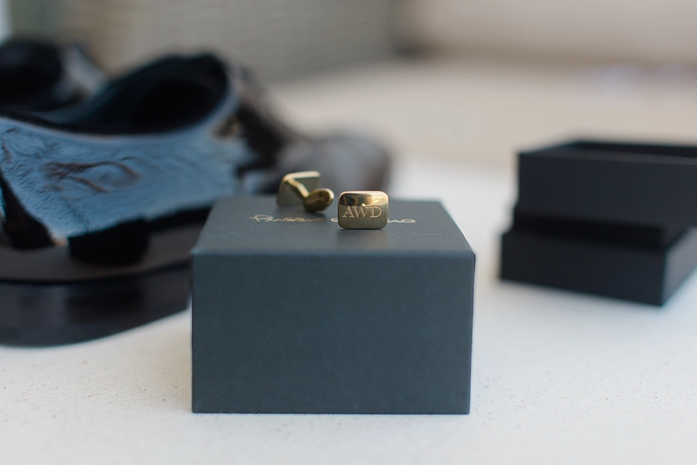 Personalized Monogrammed Cufflinks — bespoke by Mr. Alex Beverly Hills