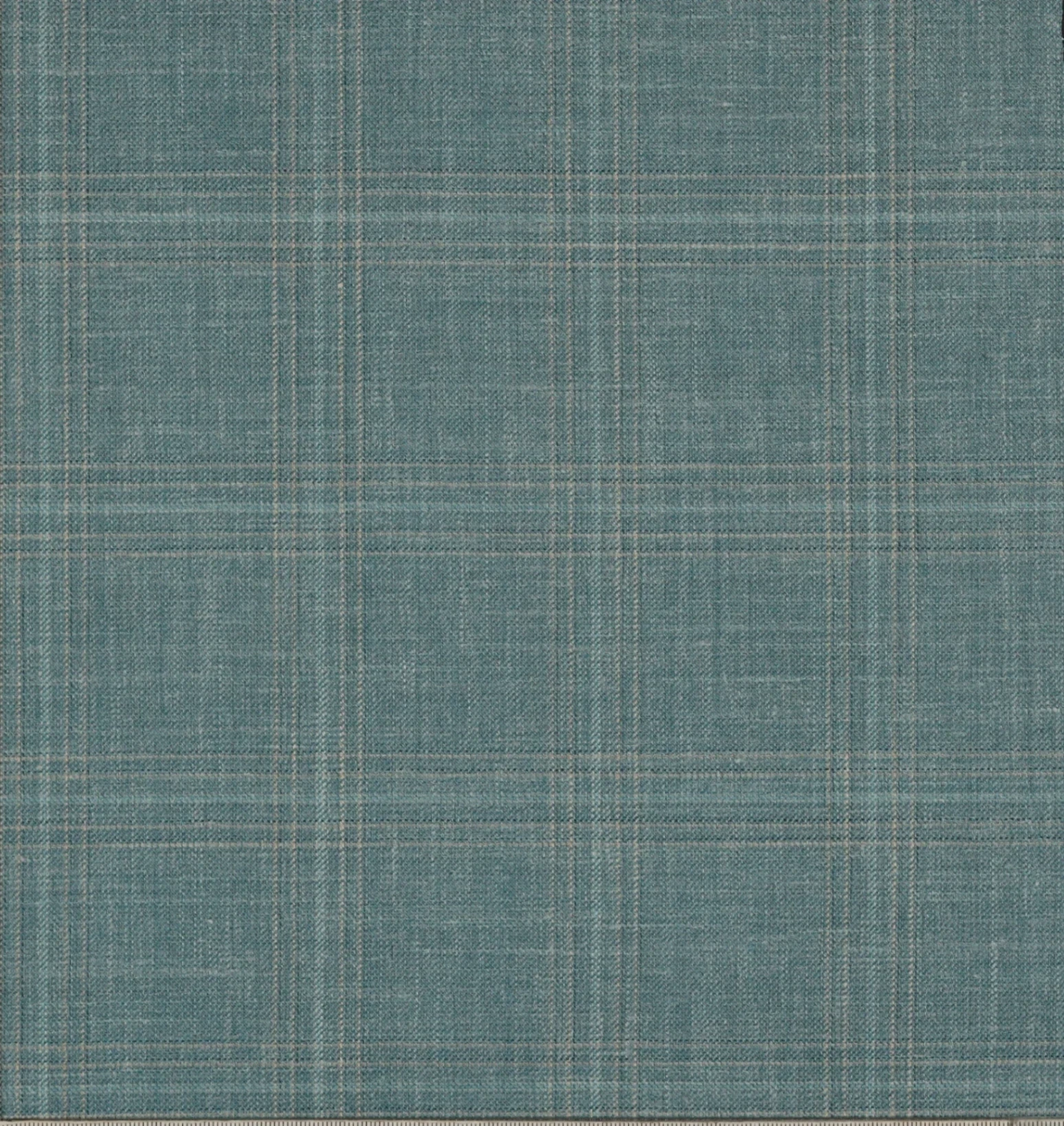 Teal plaid — Loro Piana Summertime
